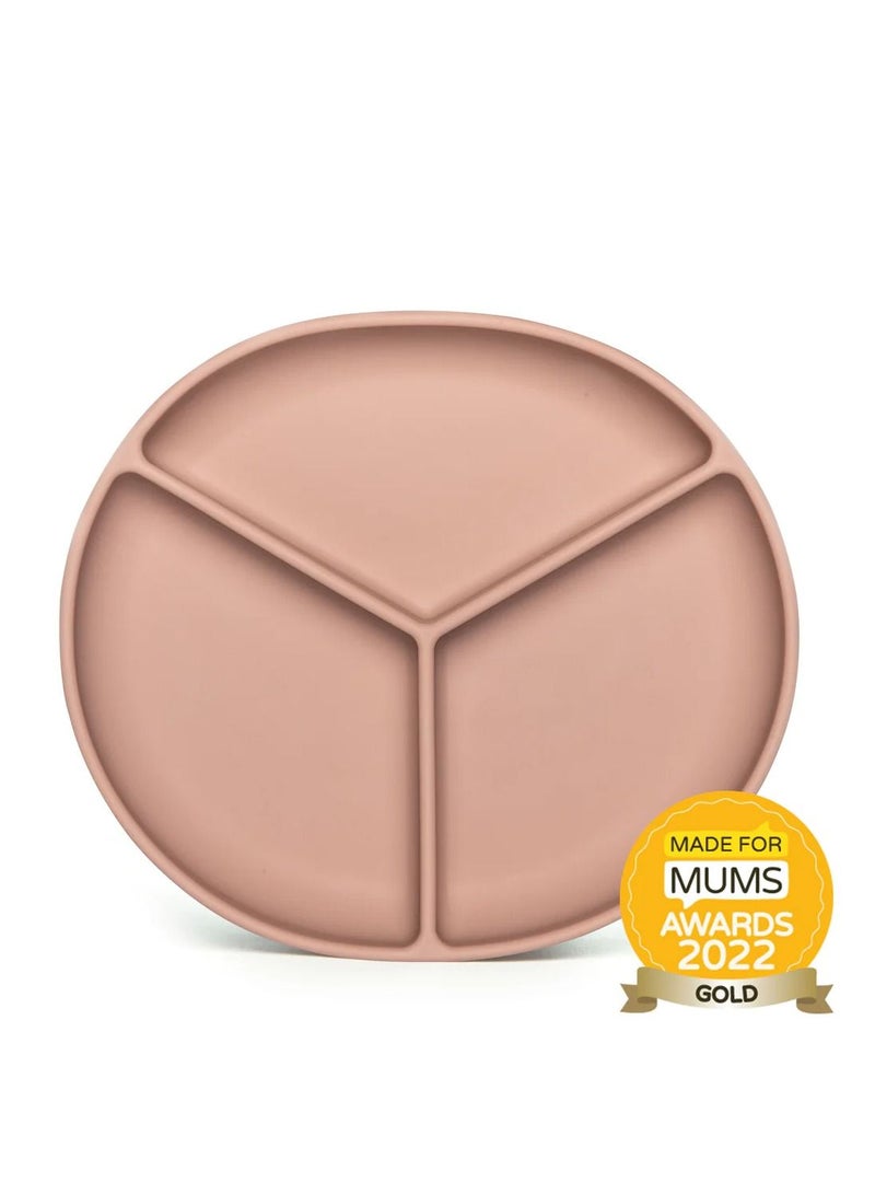 Pippeta Silicone Suction Plate For Infant - Ash Rose