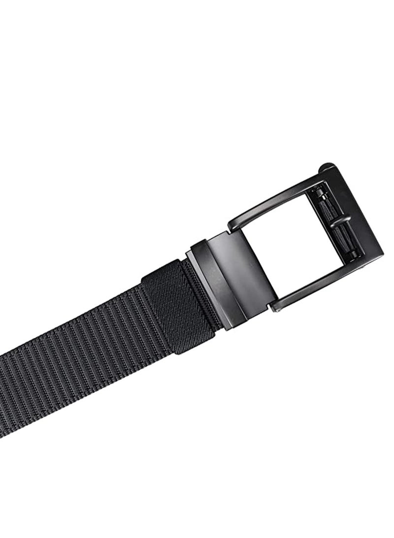 Belts for Men, Slides Men, Ratchet Belt Nylon Web, KASTWAVE Web Nylon Belts for Men Adjustable Automatic Slide Click Ratchet Golf Belt