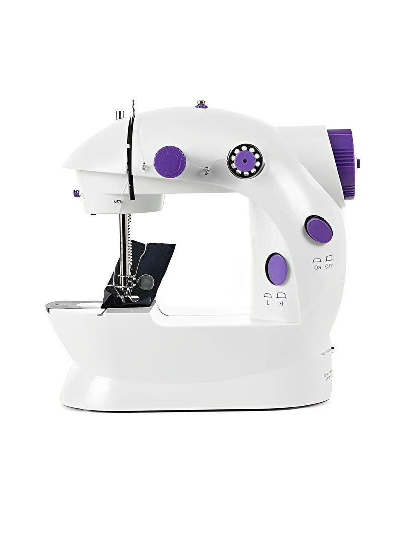 Mini Sewing Machine Upgraded Portable Double Speed Double Switches Household Sewing Machine