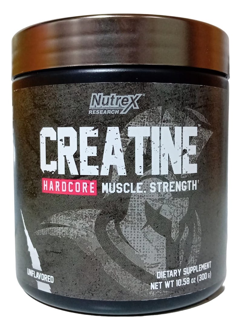 Creatine Hardcore Muscle Strength Dietary Supplement Unflavored 300g