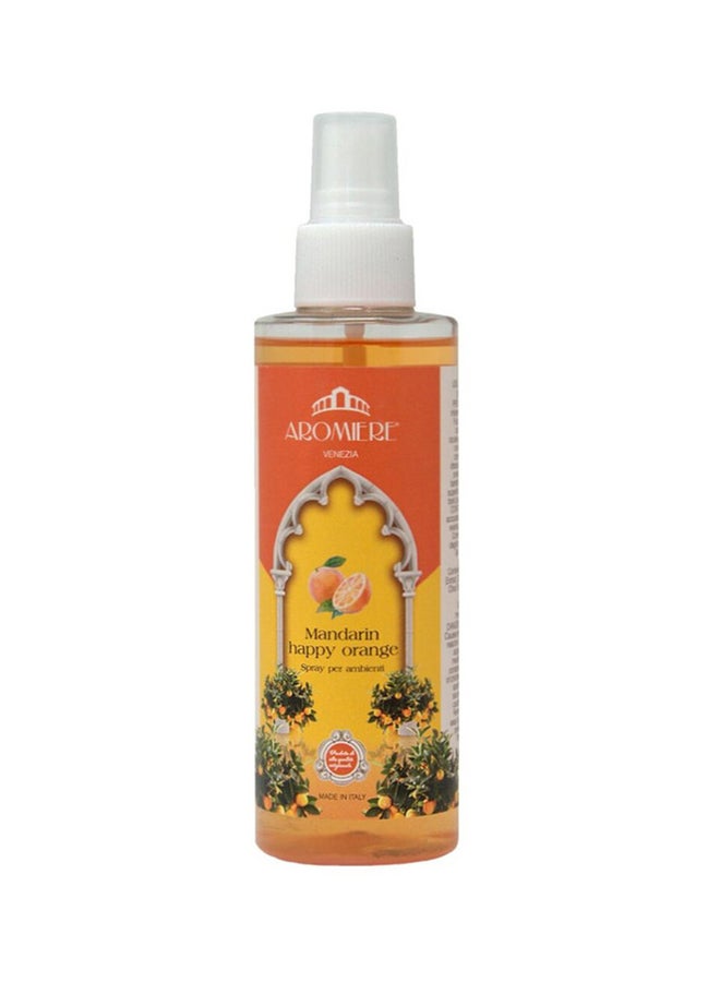 Mandarin Happy Orange Home Fragrance  Room Spray  200 ml (6.76 oz) size Made in Italy