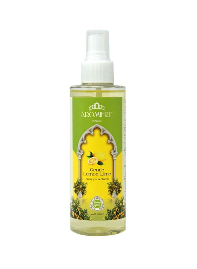 Gentle Lemon Lime Home Fragrance  Room Spray  200 ml (6.76 oz) size Made in Italy