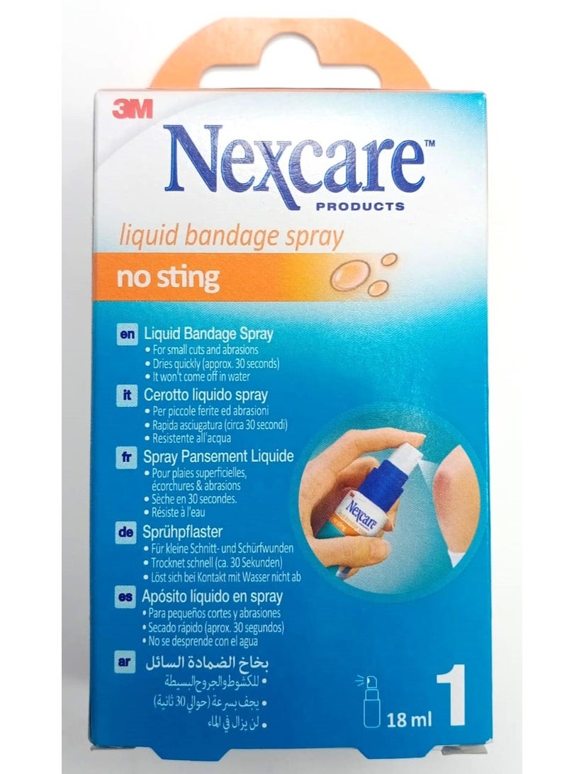 3M Nexcare Liquid Bandage Spray, 18 ml, 1/Pack