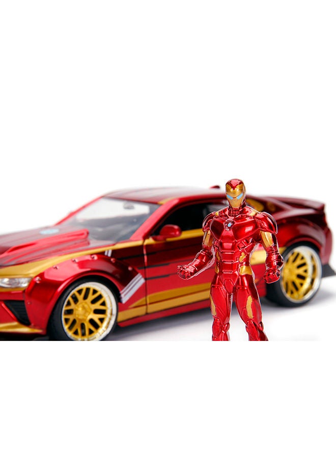 Marvel Ironman 2016 Chevy Camaro Ss 1:24