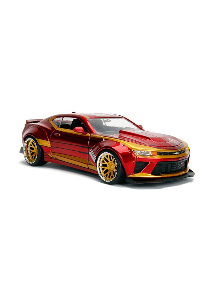 Marvel Ironman 2016 Chevy Camaro Ss 1:24