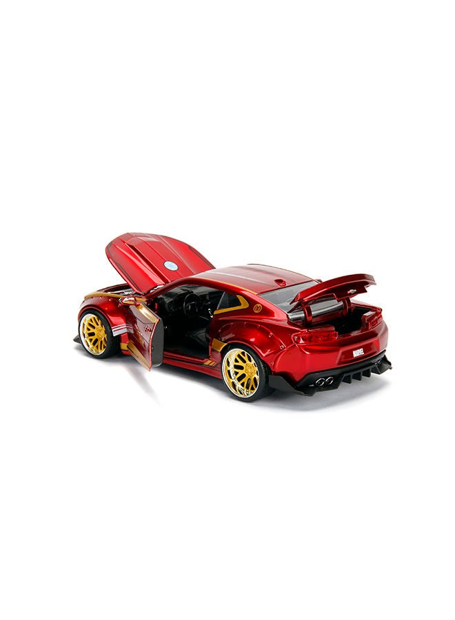 Marvel Ironman 2016 Chevy Camaro Ss 1:24
