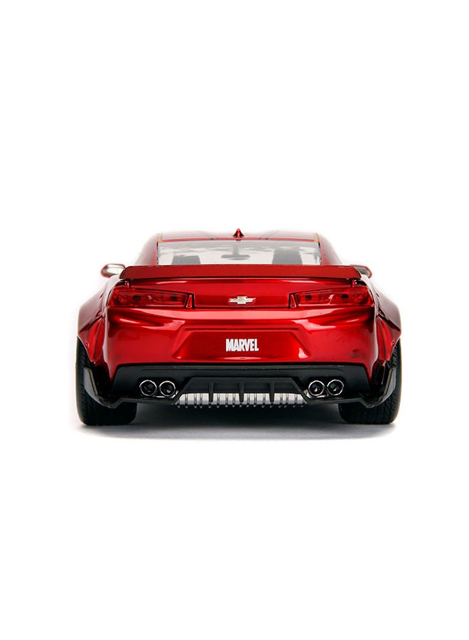 Marvel Ironman 2016 Chevy Camaro Ss 1:24