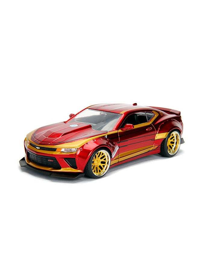 Marvel Ironman 2016 Chevy Camaro Ss 1:24