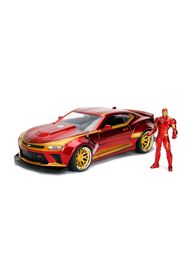 Marvel Ironman 2016 Chevy Camaro Ss 1:24