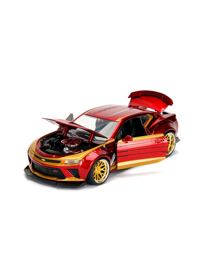 Marvel Ironman 2016 Chevy Camaro Ss 1:24