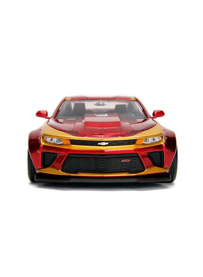 Marvel Ironman 2016 Chevy Camaro Ss 1:24
