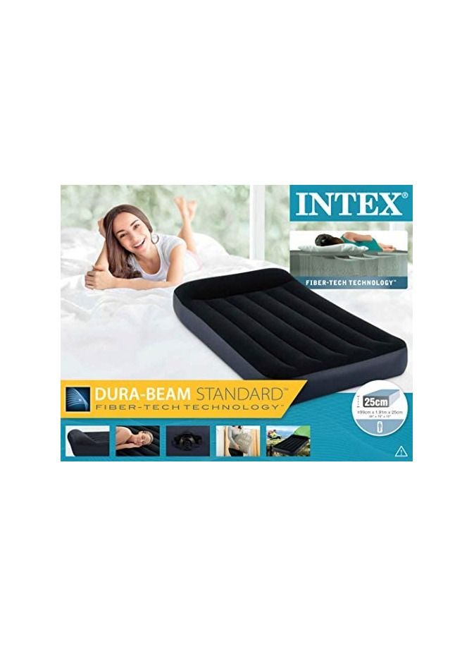 Intex Twin Dura Beam Pillow Rest Classic Airbed