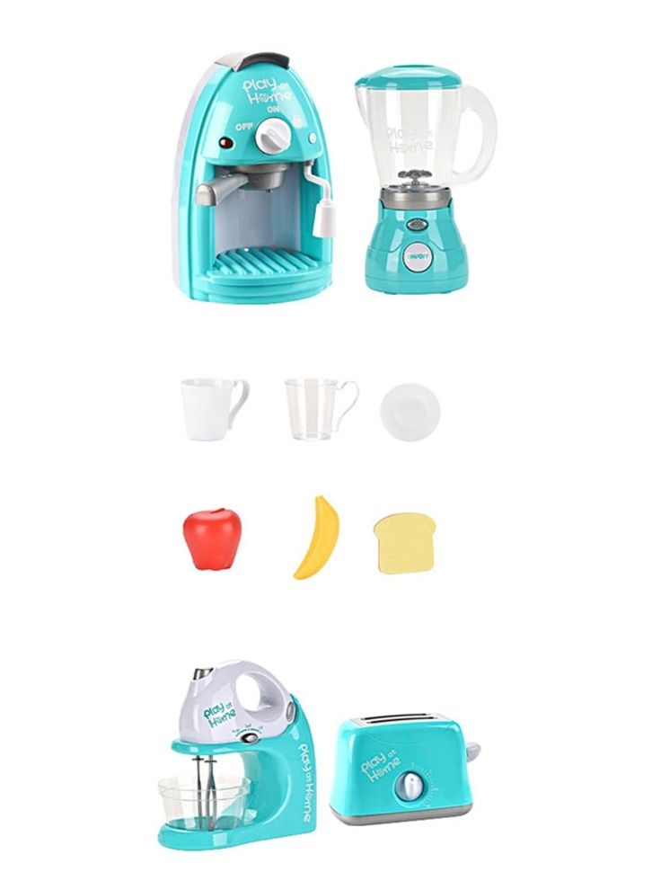 Baybee Pretend Kitchen Toys for Kids Kids Play Kitchen Accessories Set Kids Kitchen Appliances Toys Coffee Maker Mixer Toaster That Works for Girls