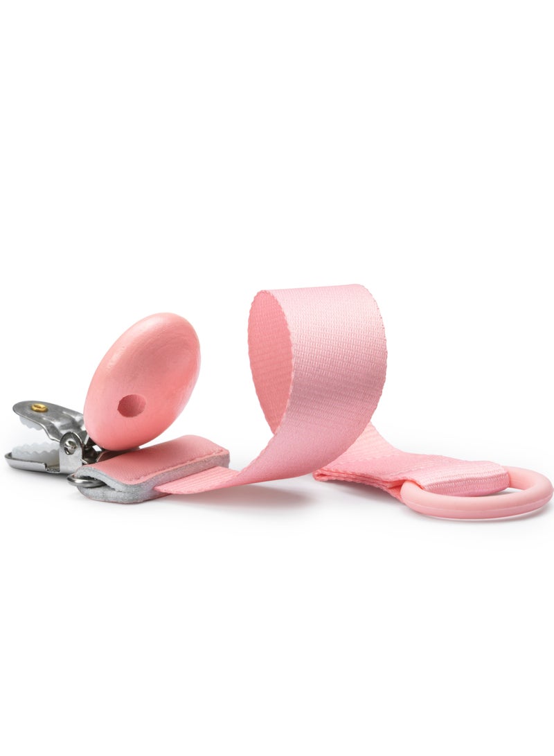 Elodie Details - Woodelodie Pacifier Clip - Candy Pink