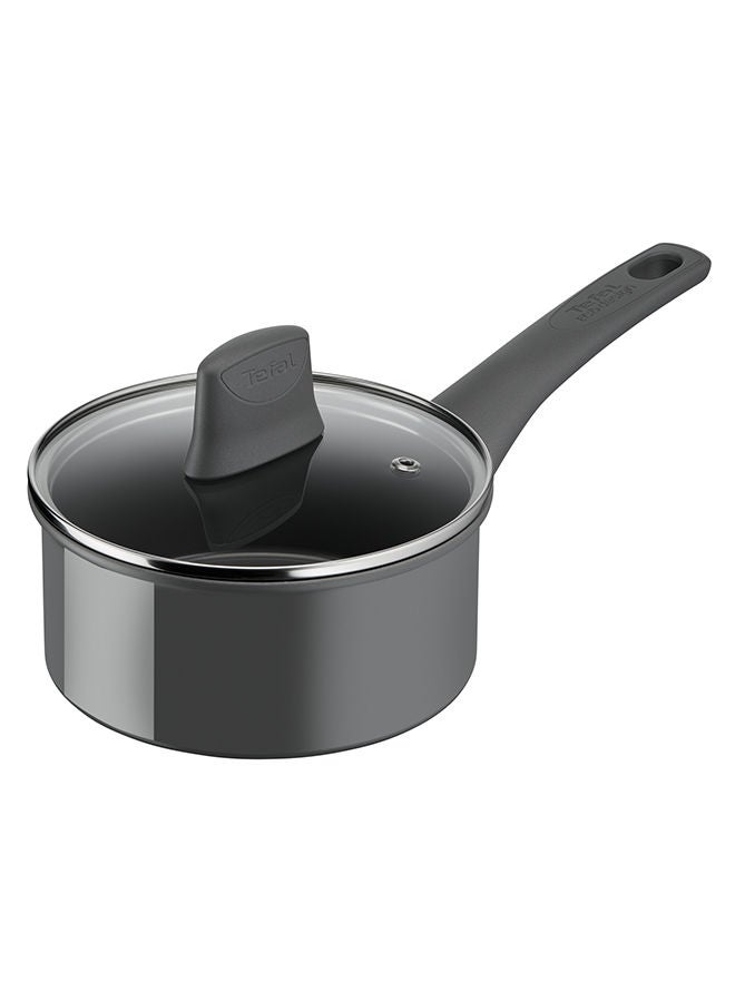 Tefal Renewal Saucepan 16 Cm+Lid Non-Stick Ceramic Coating Eco-Designed Recycled Healthy Cooking Pot Thermo-Signal™ Safe Cookware Made In France All Stovetops Including Induction