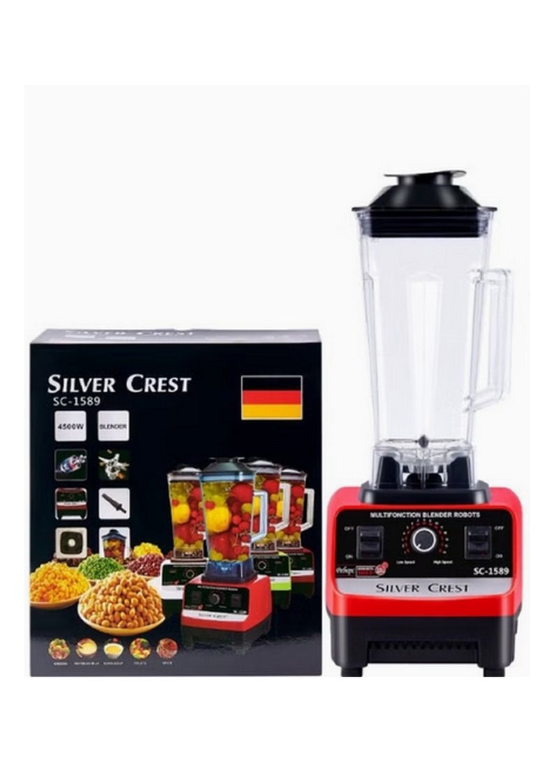Silver Crest 2.5L Heavy Duty Mixer Electric High Speed Juicer Food Processor Ice Smoothies Crusher Blender
