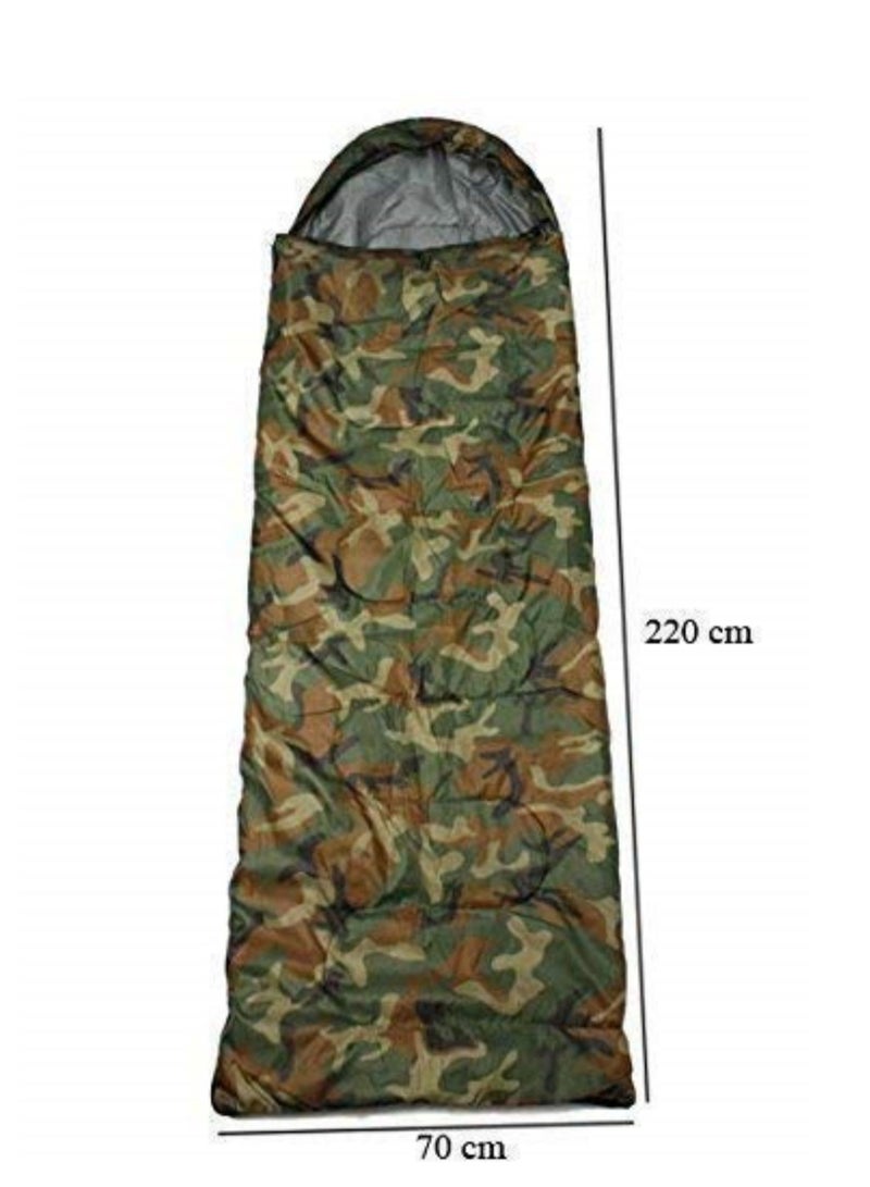 COOLBABY Adult Ultralight Camping Sleeping Bag Waterproof All-Season Compatible Camo Design (6.5 Feet)