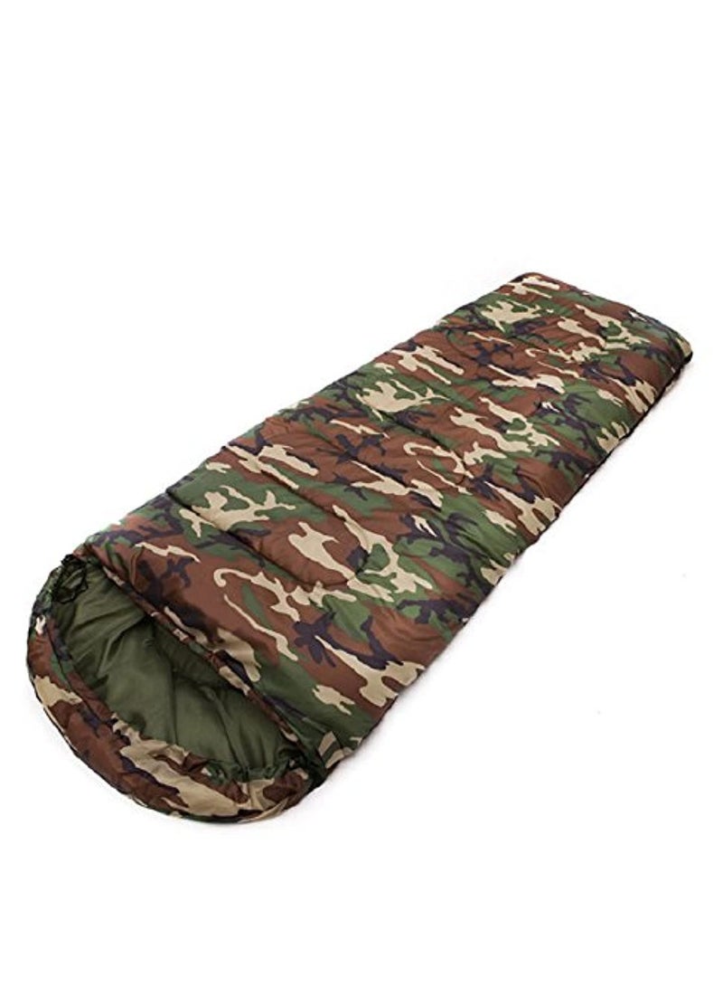 COOLBABY Adult Ultralight Camping Sleeping Bag Waterproof All-Season Compatible Camo Design (6.5 Feet)