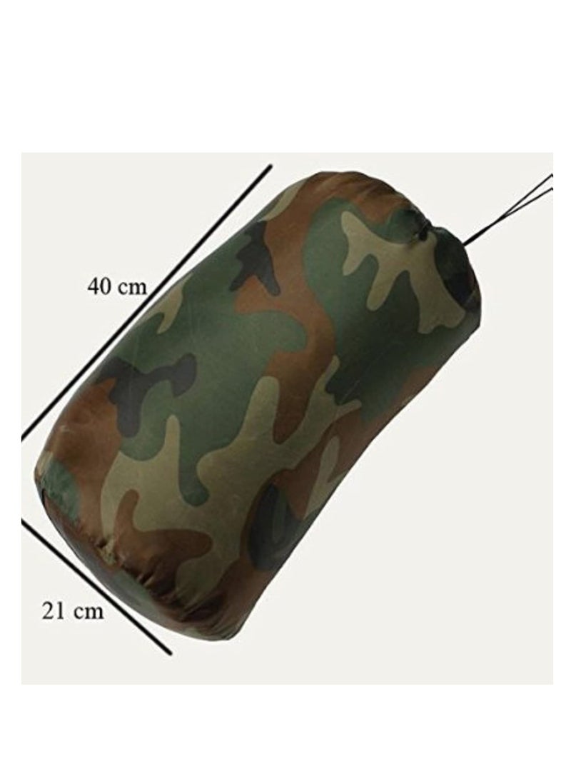 COOLBABY Adult Ultralight Camping Sleeping Bag Waterproof All-Season Compatible Camo Design (6.5 Feet)