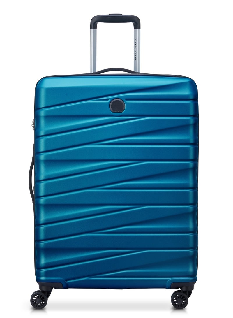 Delsey Tiphanie 70cm Hardcase 4 Double Wheel Expandable Check-In Luggage Trolley Case Steel Blue - 00389281922ME