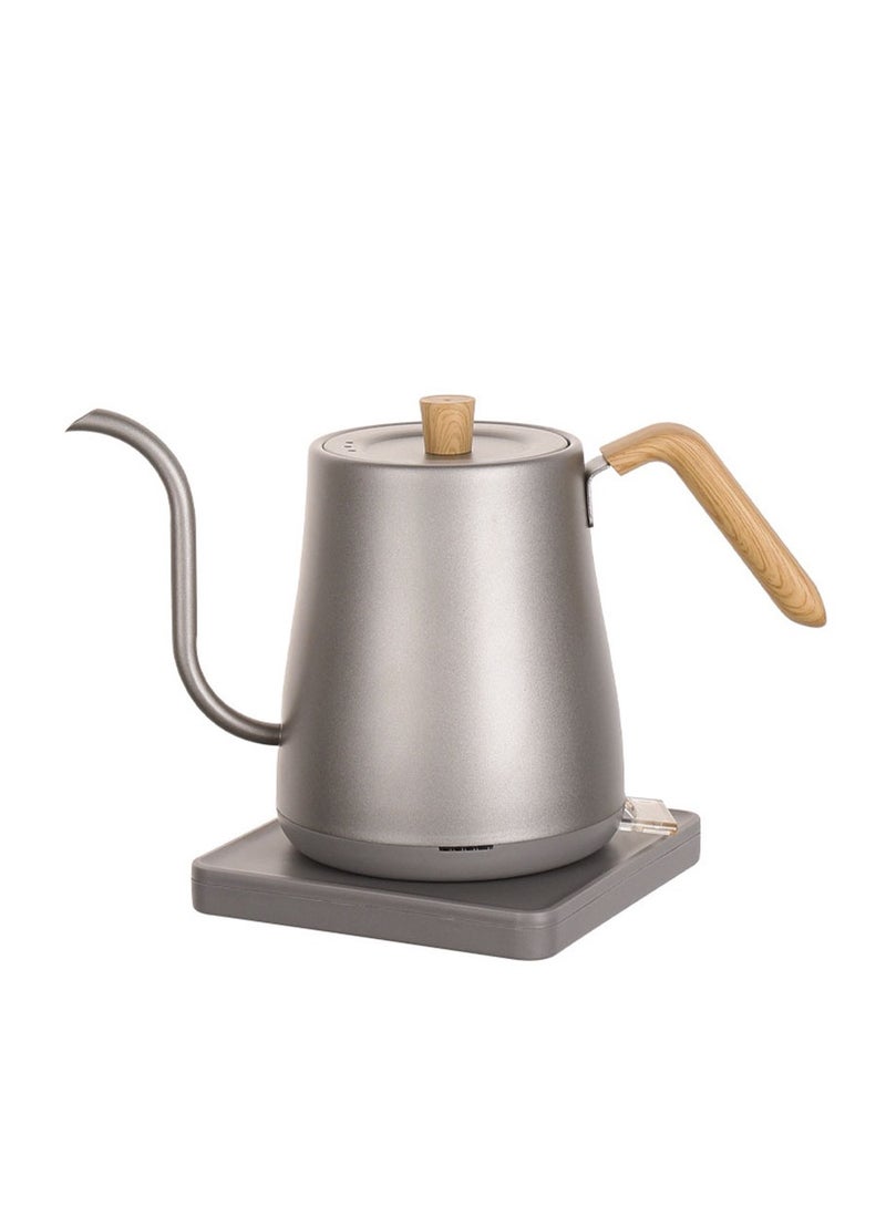 Electric Kettle, Gooseneck Electric Kettle, 0.8L Fast Boiling Hot Water Kettle, Stainless Steel Electric Tea Kettle, Pour Over Kettle for Coffee&Tea, Leak-Proof, Auto Shutoff, Anti-dry