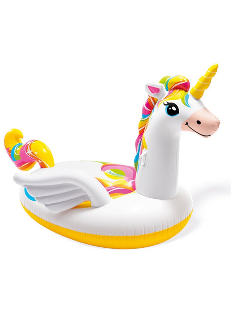 Mega Unicorn Inflatable Pool Island Float - 99 x 64 x 57inches