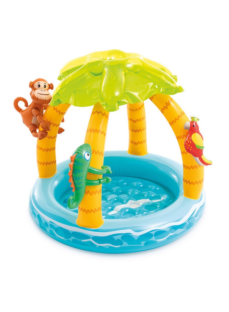 Tropical Island Inflatable Kiddie Pool - 40 x 34inches