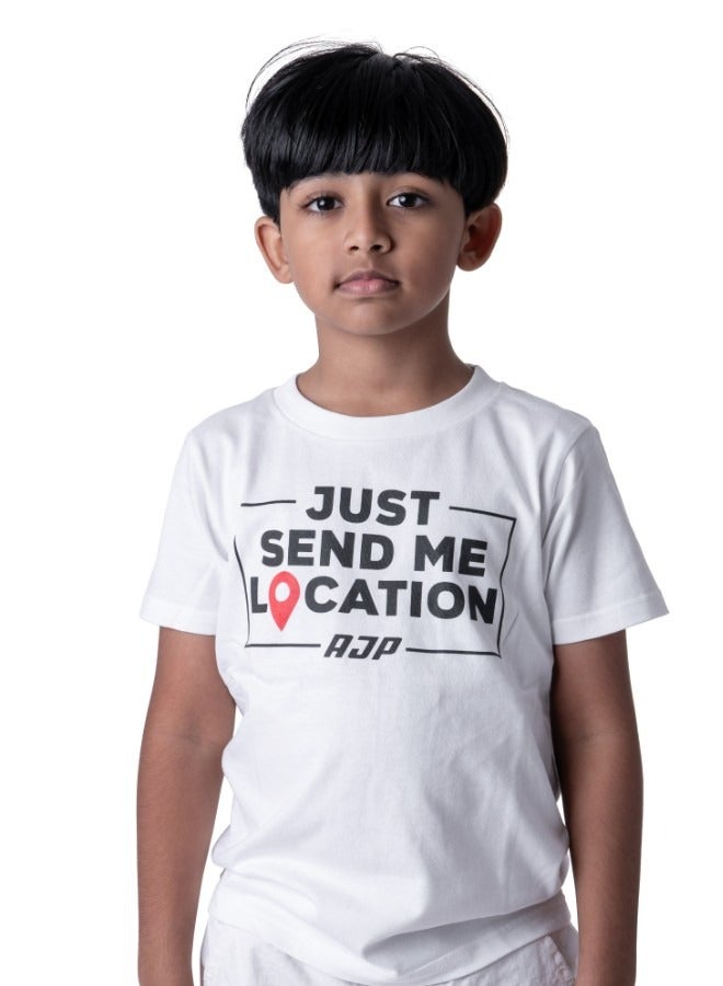 UAEJJ Jiu-Jitsu AJP LOC T-Shirt for Kids | T-Shirt for Kids | Boys T-Shirt | Cotton T-Shirt | Cotton Kids T-Shirt