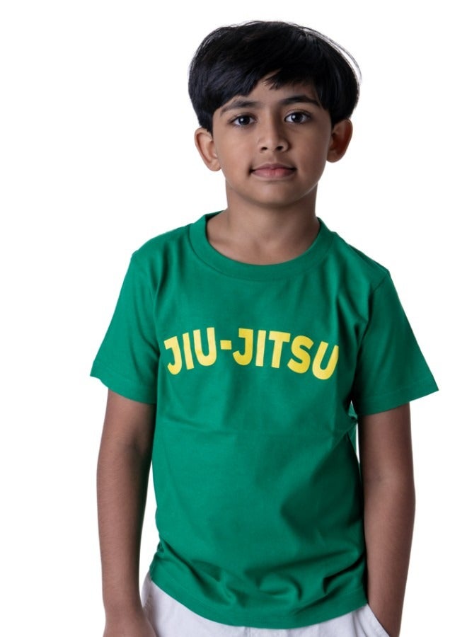 UAEJJ Jiu-Jitsu TS Jitsu T-Shirt for Kids | T-Shirt for Kids | Boys T-Shirt | Cotton T-Shirt | Cotton Kids T-Shirt