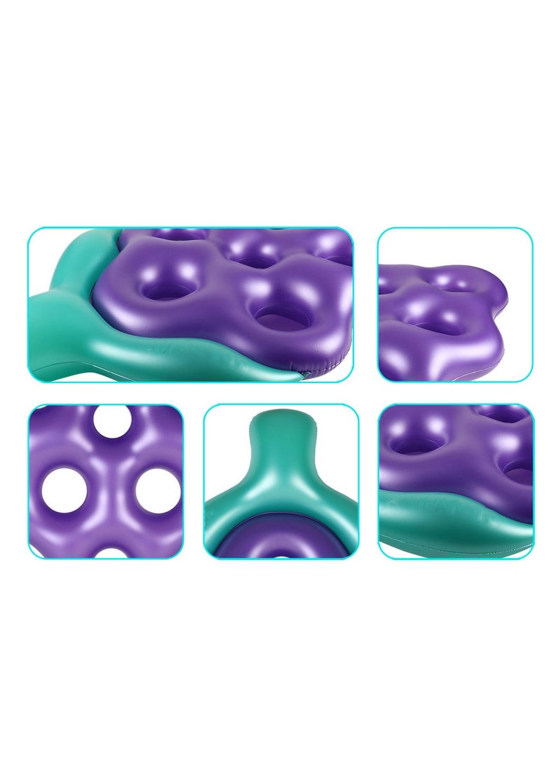 Grape Float Raft Adult Water Toy Inflatable Pool Lounge Swimming Pool Floats Raft Inflatable Pool Floating Mat for Summer Parties