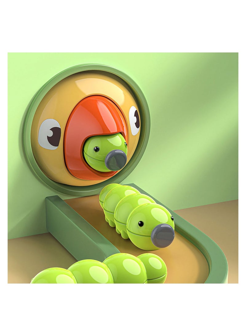 COOLBABY 4 in 1 Happy Farm Kids Educational Fishing Whack a mole Toy Baby Percussion Game Machine Pull Radish Infant