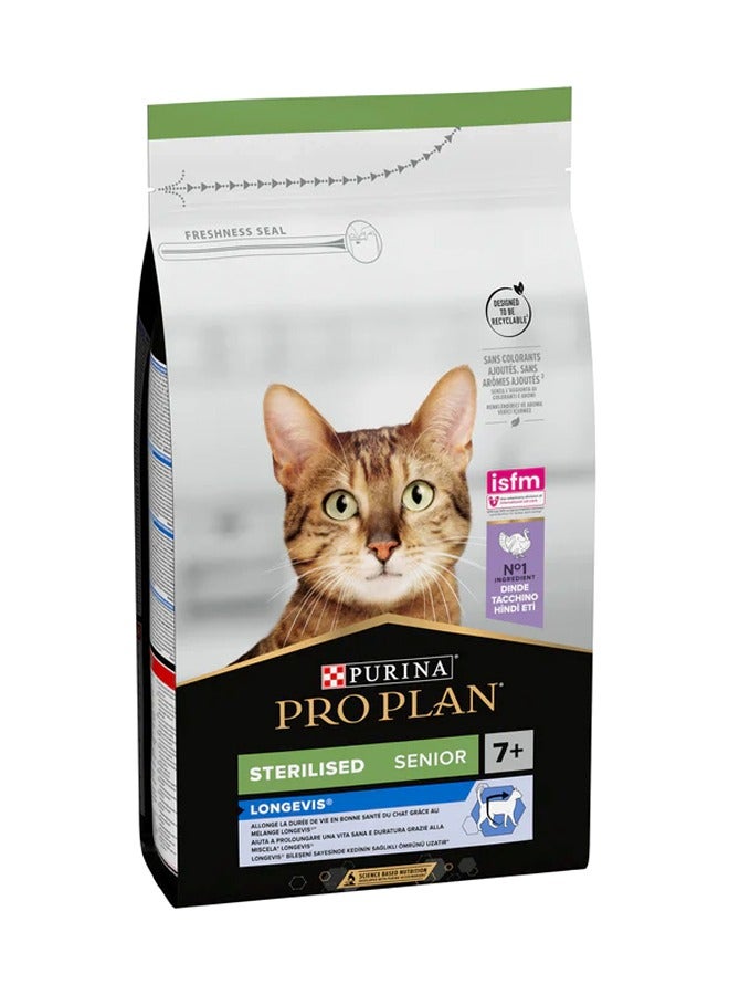 PRO PLAN STERILISED SENIOR 7+ YEAR CAT TURKEY - 1.5kg