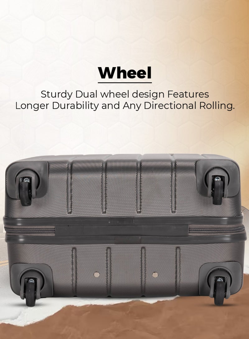 Single Hardside Spinner 4 Wheels Cabin Trolley Luggage With Number Lock 16 Inches