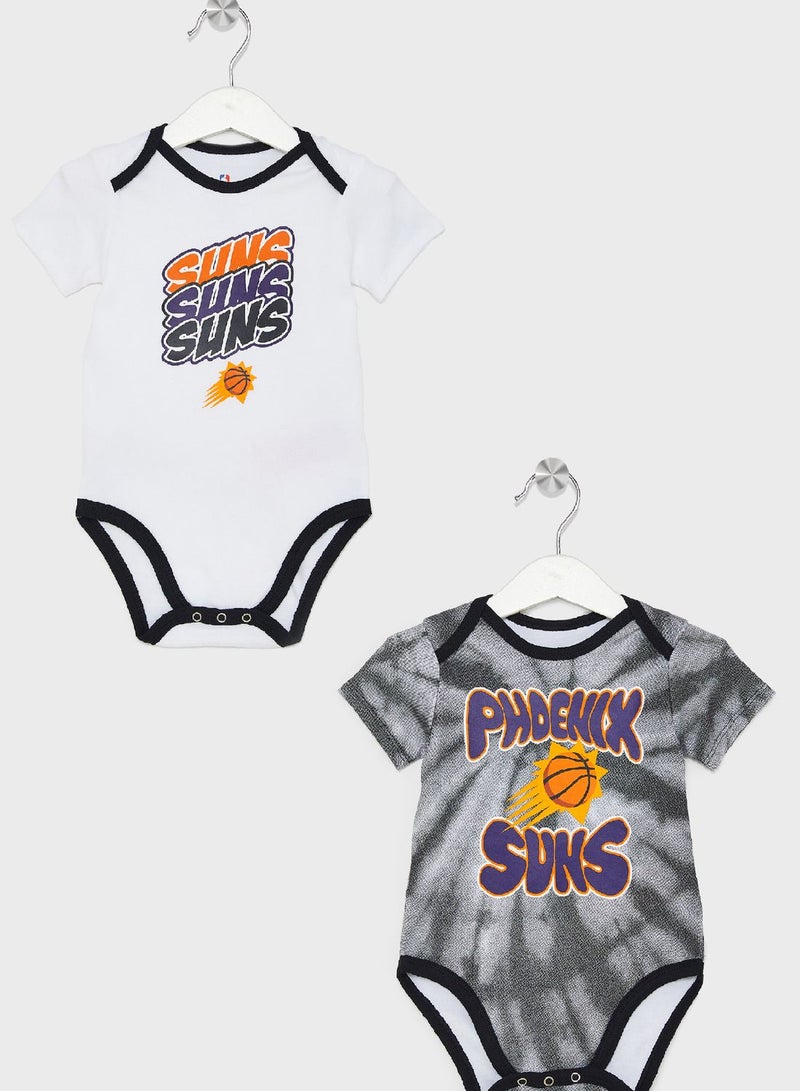 Kids 2 Pack Phoenix Suns Monterey Tie Dye Creeper T-Shirt