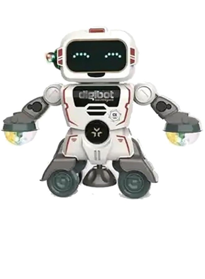 Baybee Rotating Dancing Robot Toy for Kids with Colorful Lights and Music - Four-wheeled Mecanum Wheel Robot, Intelligent Dancing Disco Robot for 1+ Years Boys Girls