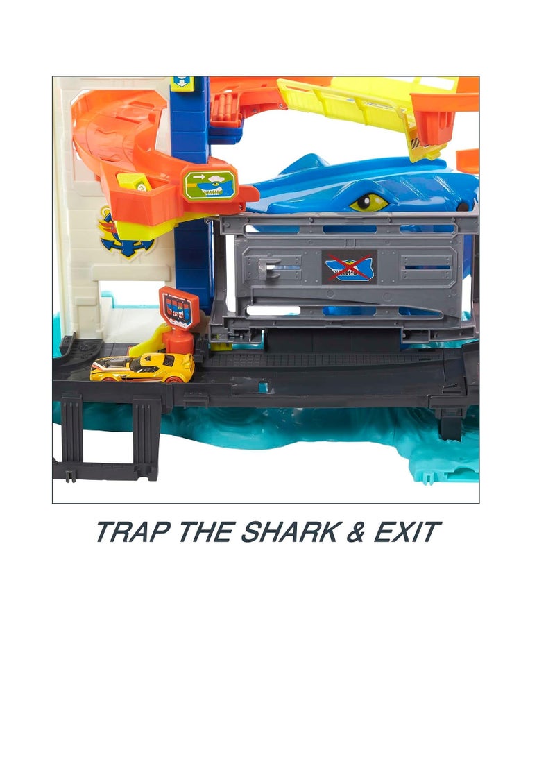 City Shark Escape Playset, Toy for Kids 4 Years Old & Older