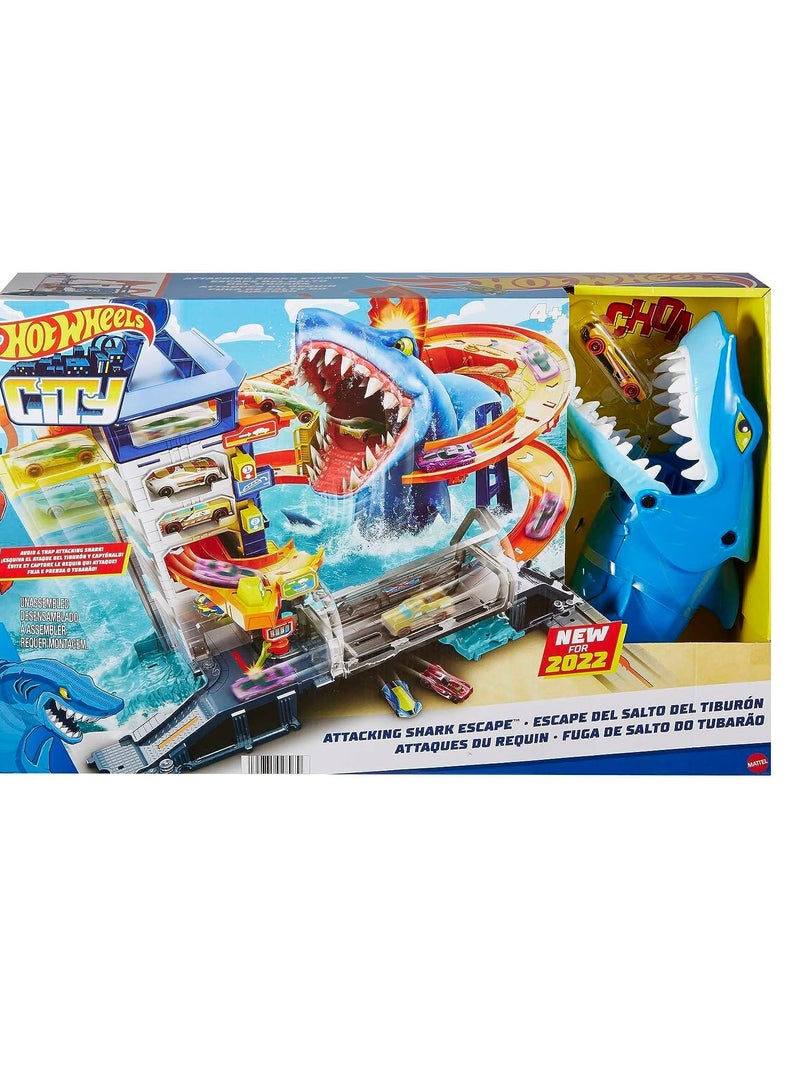 City Shark Escape Playset, Toy for Kids 4 Years Old & Older