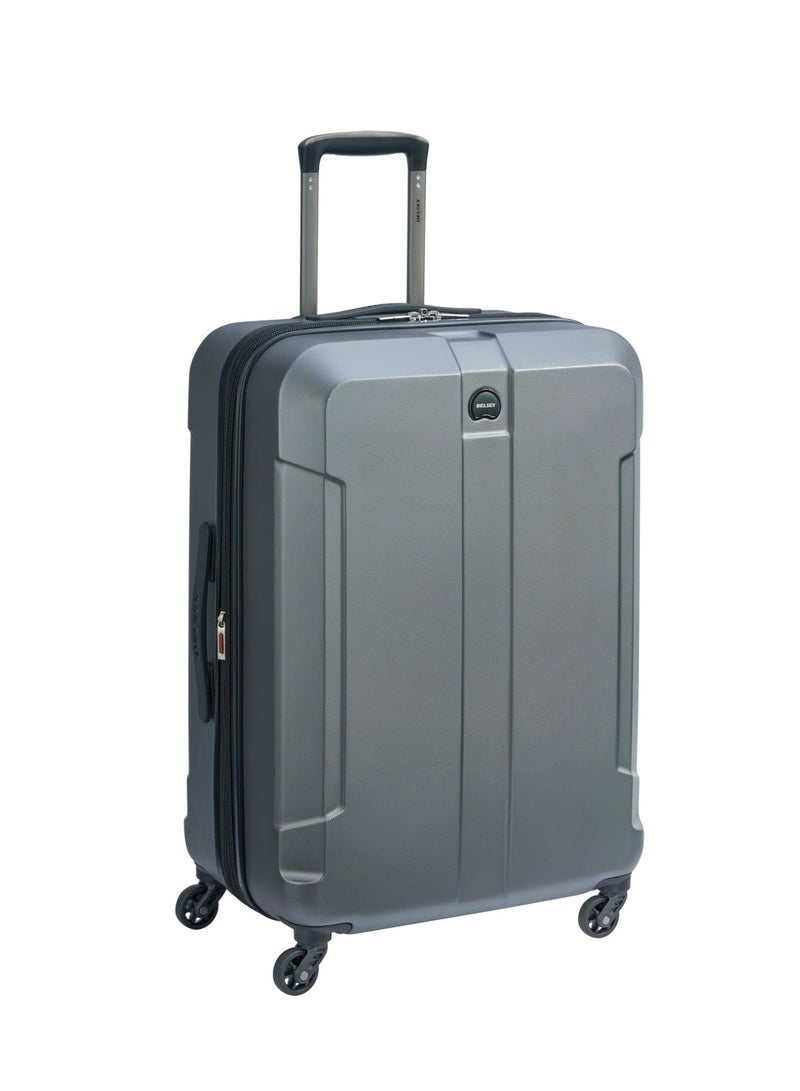 Depart Hard 69cm Hardcase 4 Double Wheel Expandable Check-In Luggage Trolley Case Black - 00314582000 X9