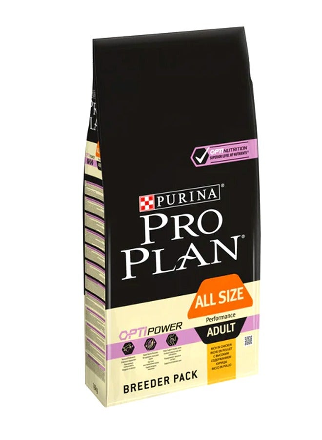 PRO PLAN ALL SIZE ADULT Dog Performance Chicken XE -  18kg