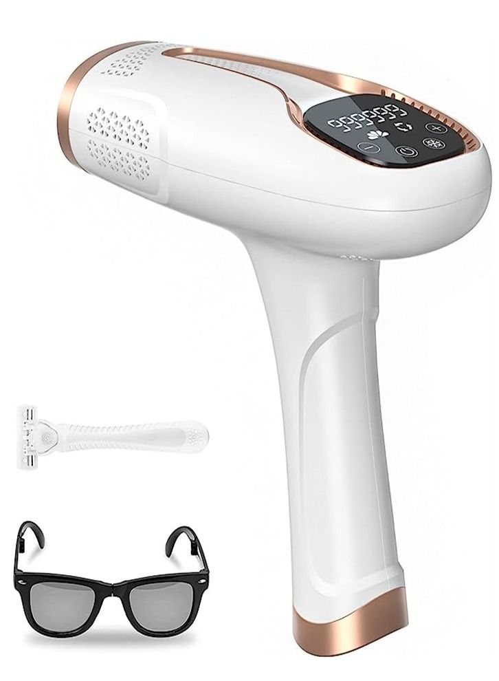 Hair Removal Device Laser Hair Removal Device Laser Hair Removal for Women and Man IPL Hair Remover Device Professional Hair Removal for Facial Body at-Home Upgraded to 999,999 Permanent