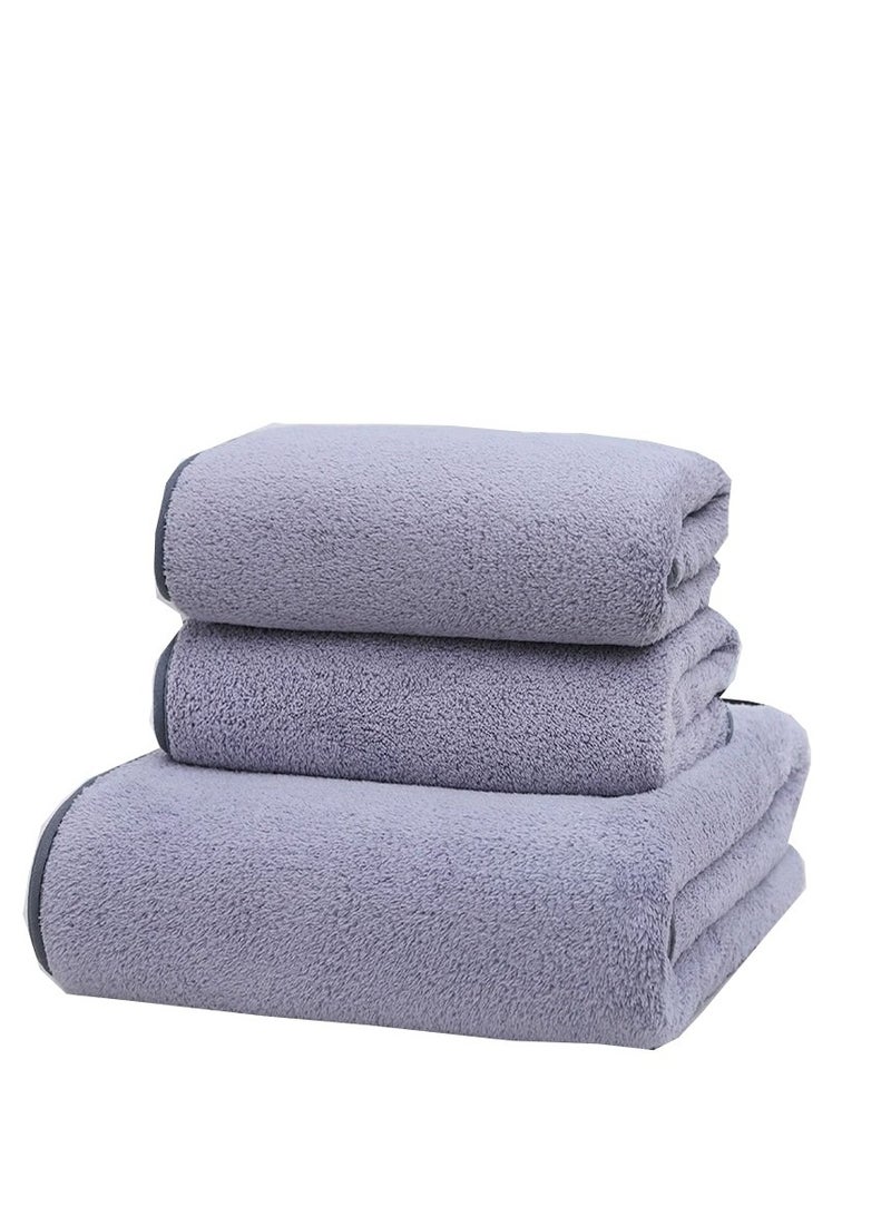 Three Piece Set Of Soft Bath Towels