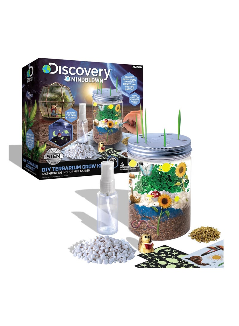 MINDBLOWN DIY Terrarium Grow Kit Fast Growing Indoor Mini Garden