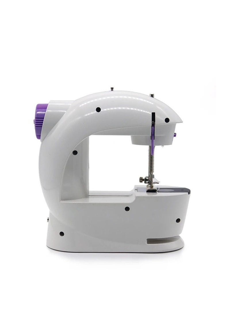 Electric Mini Portable Desktop Functional Sewing Machine for Home Stitching Machine, Tailor Machines, Silai Machines & Accessories Household with Foot Pedal, Needle, Adaptor and Working Light