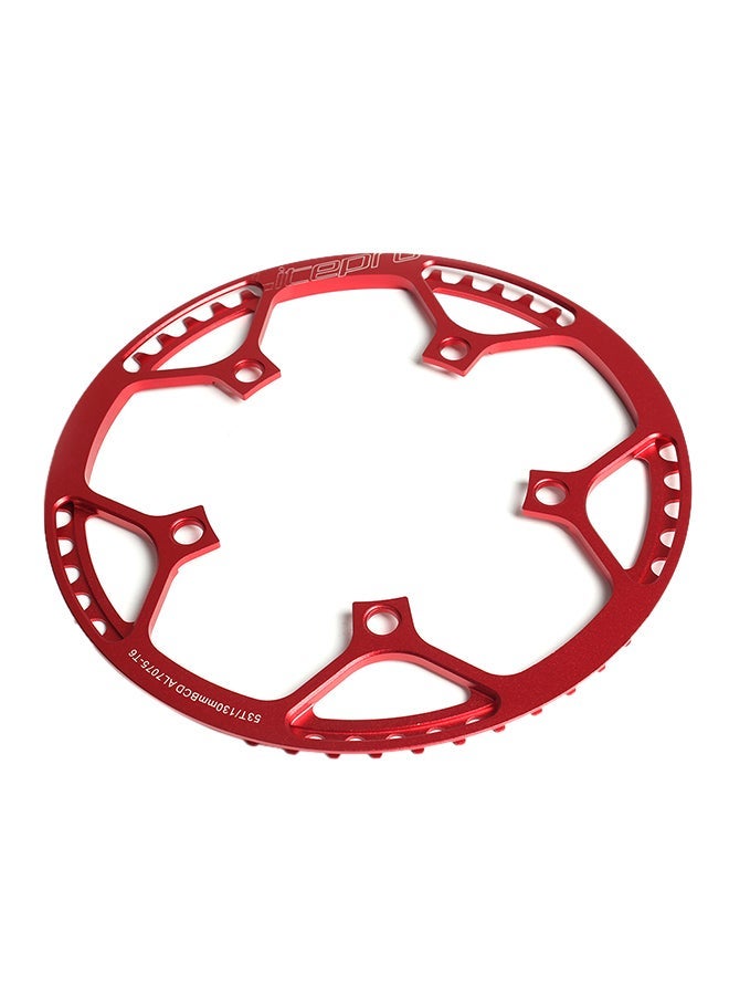Single Crank Ring Round Chain Bcd 5 Bolts Chainring 53T / 45T