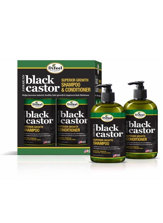 Ifeel Superior Growth Jamaican Black Castor Shampoo & Conditioner 12 Oz Gift Set 2Pc Boxed Set