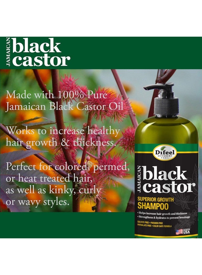 Ifeel Superior Growth Jamaican Black Castor Shampoo & Conditioner 12 Oz Gift Set 2Pc Boxed Set