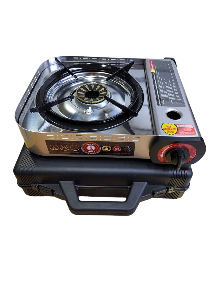 Portable Gas Stove For Camping With Carry Box