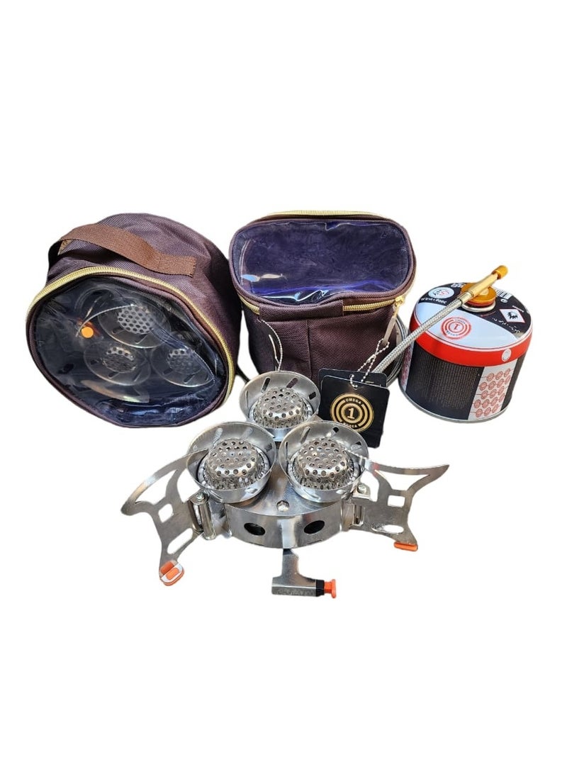 High Quality Mini Portable Gas Stove for Camping and Home with Carrying Case