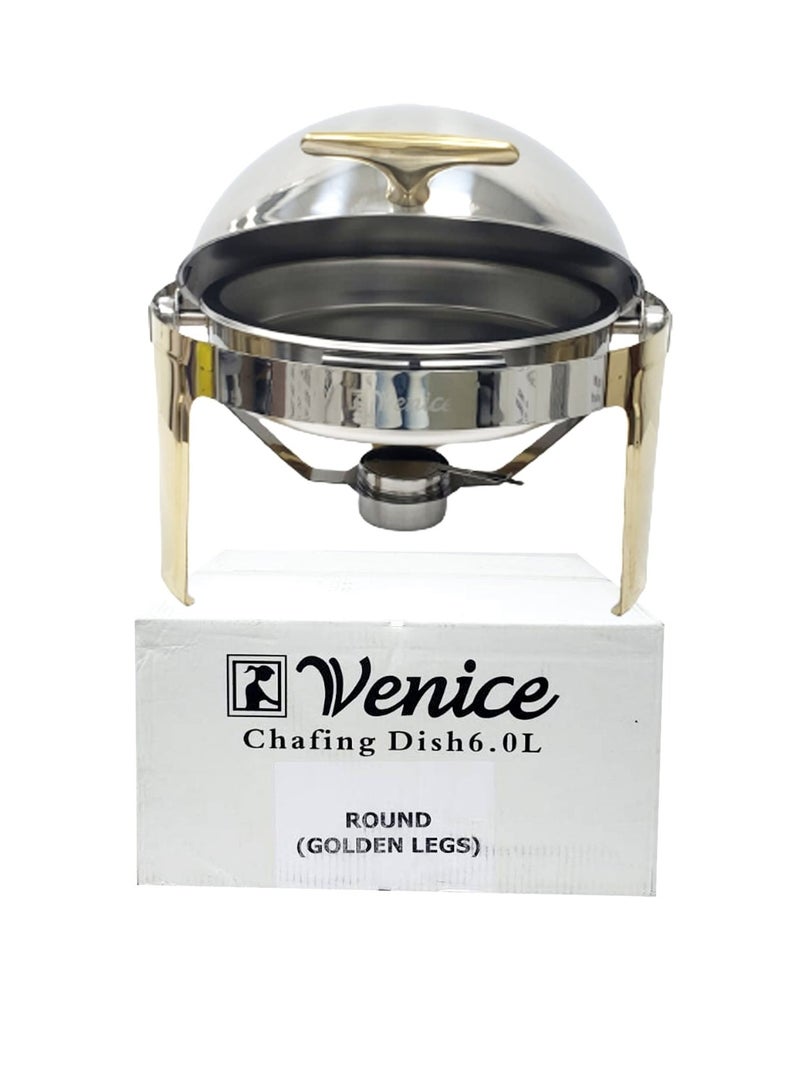 Roll Top Chafing Dish 6 Ltr