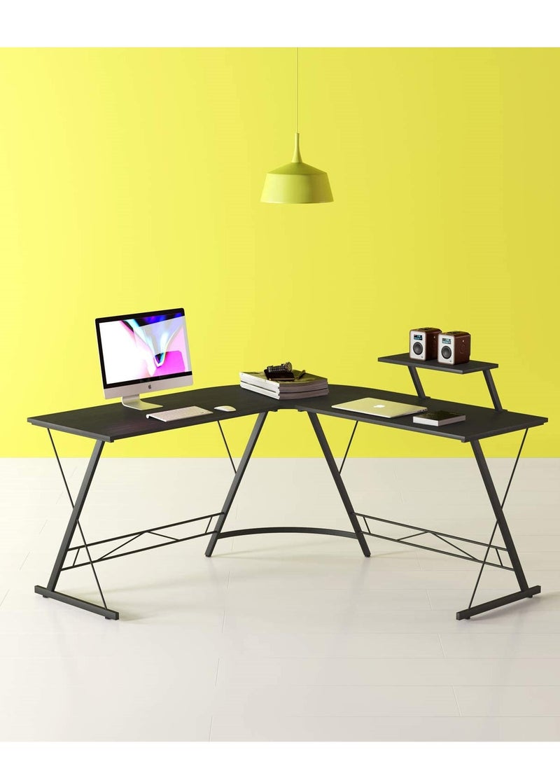 Minimalist L-Shaped Corner Gaming Computer Desk Office Desk Student Desk